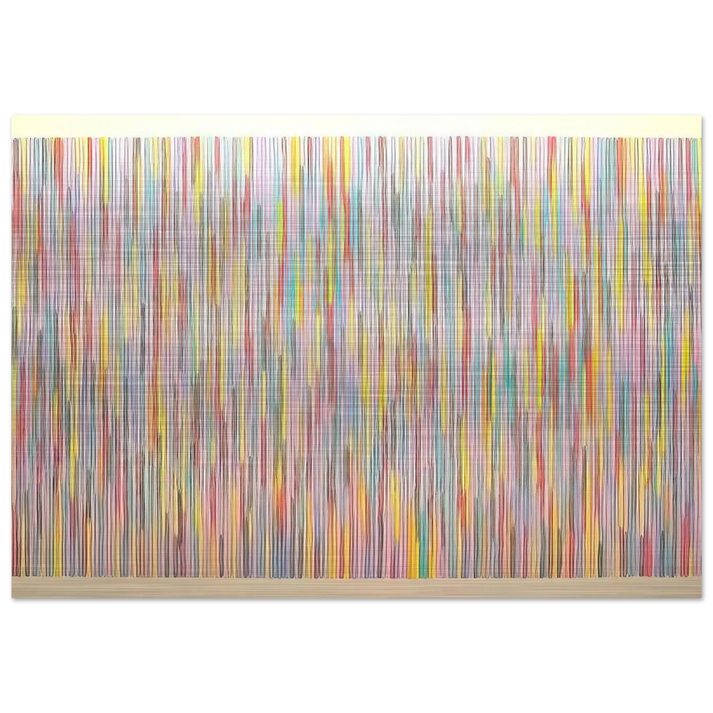 Fox Gate - 1982 - Gene Davis Brushed Aluminum Print - 70x100 cm / 28x40 inches | Gene Davis Aluminum Print | Gene Davis Prints