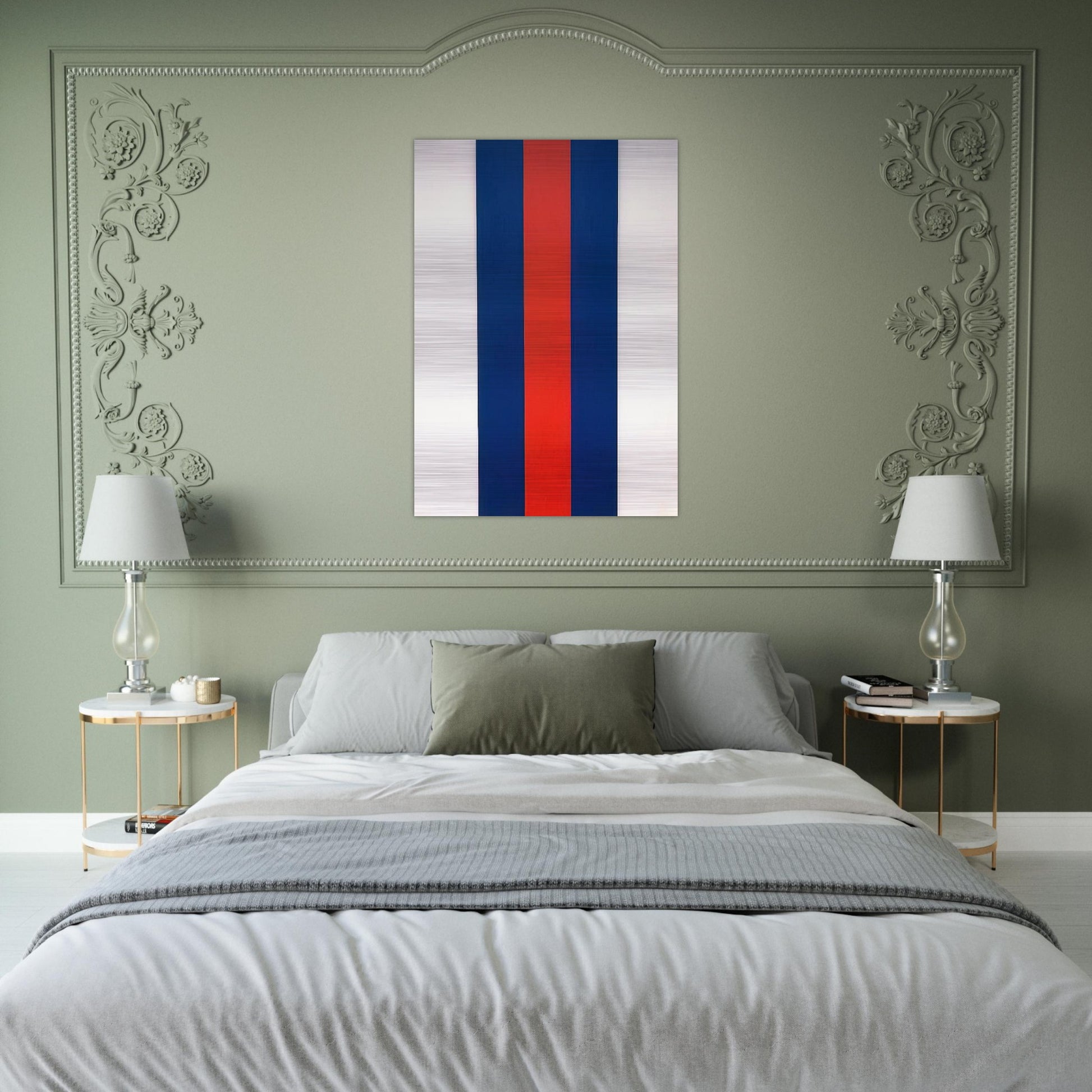 Voice of Fire - Barnett Newman Brushed Aluminum Print - 70x100 cm / 28x40 inches | Barnett Newman Aluminum Print | Barnett Newman Prints