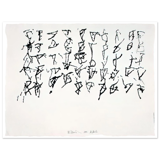 Brice Marden - St. Barts 1 - 1991  75x100 cm / 30x40inches Fine Art Poster
