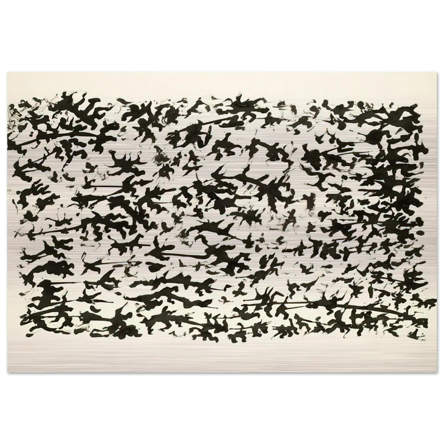 UNTITLED 7 - Henri Michaux Brushed Aluminum Print - 70x100 cm / 28x40 inches | Henri Michaux Aluminum Print | Henri Michaux Prints