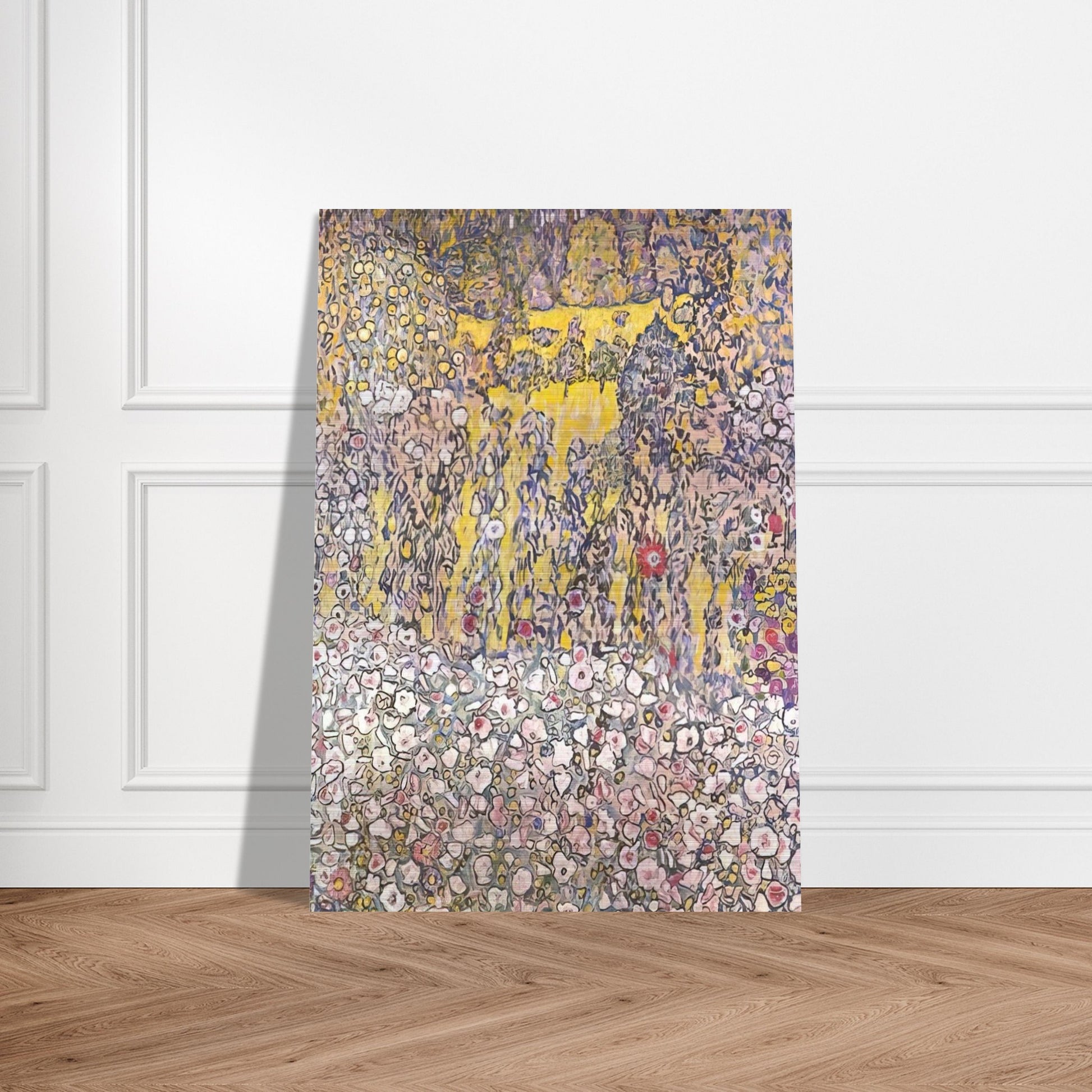 HORTICULTURAL LANDSCAPE WITH A HILLTOP - Gustav Klimt Brushed Aluminum Print - 70x100 cm / 28x40 inches | Gustav Klimt Aluminum Print | Gustav Klimt Prints
