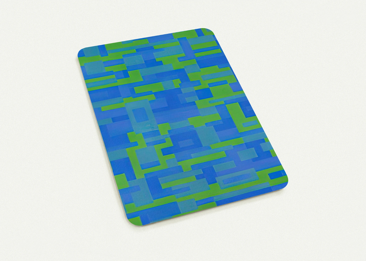 Blue-Green Painting - 1948 By Ad Reinhardt Pack of 10 Post Cards | Ad Reinhardt Post Cards | A6 (10.5 x 14.8 cm) - 4.1 x 5.8 inches