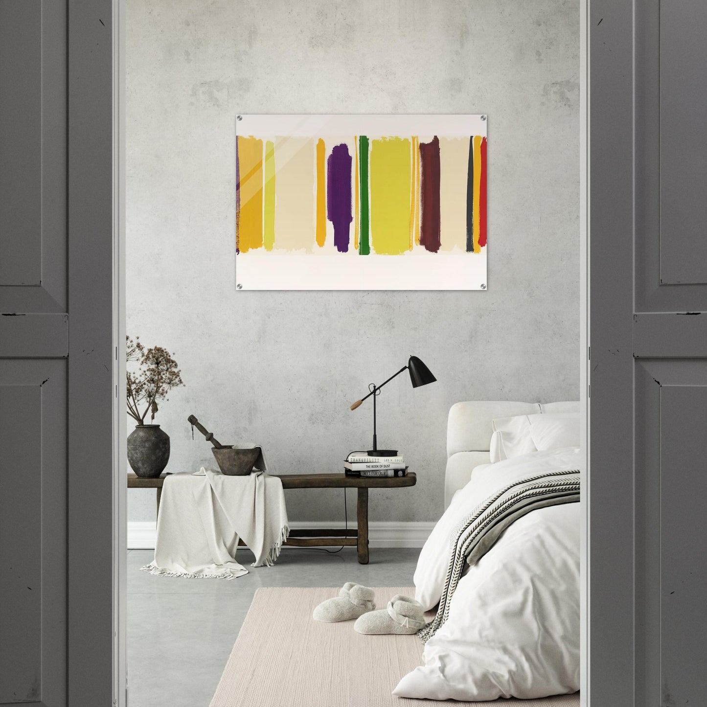 Untitled From The Shapes of Colour - 1978 - Patrick Heron Acrylic Print - 70x100 cm / 28x40″ inches