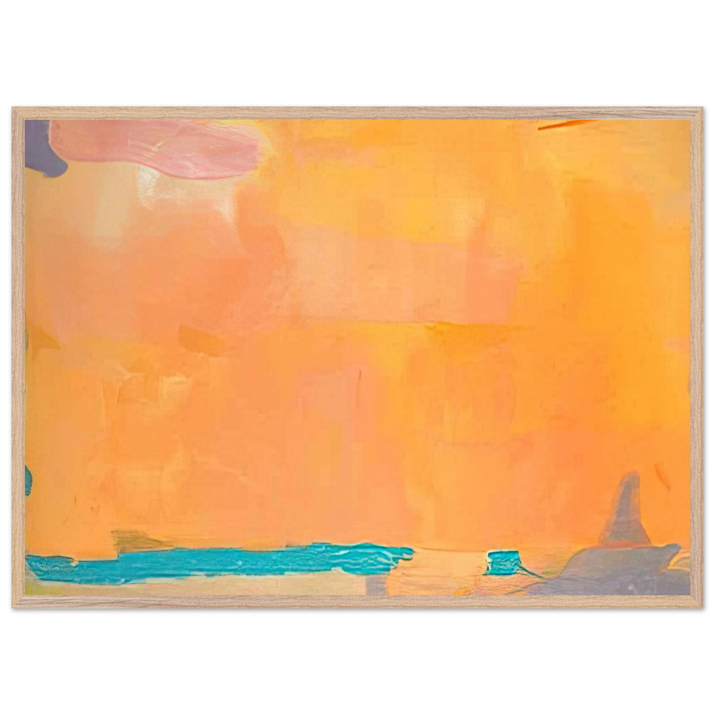 Helen Frankenthaler - Royal Fireworks - 1975 Wall art - 15x20 cm / 6x8 inches - Fine Art Poster-canvas - -