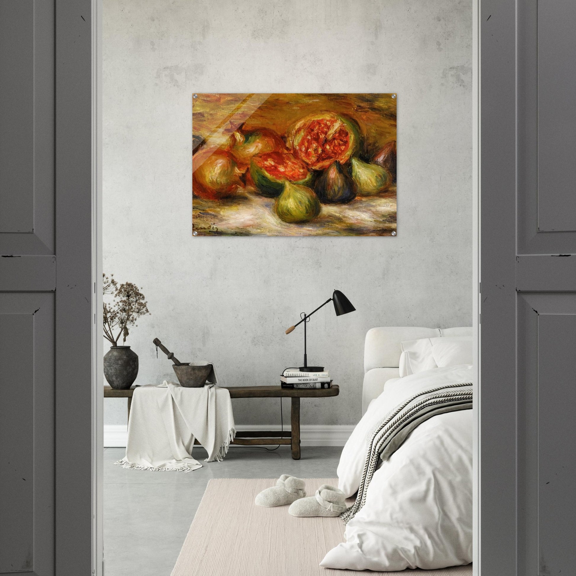 Still Life with Figs - Pierre-Auguste Renoir Acrylic Print - 70x100 cm / 28x40″ inches