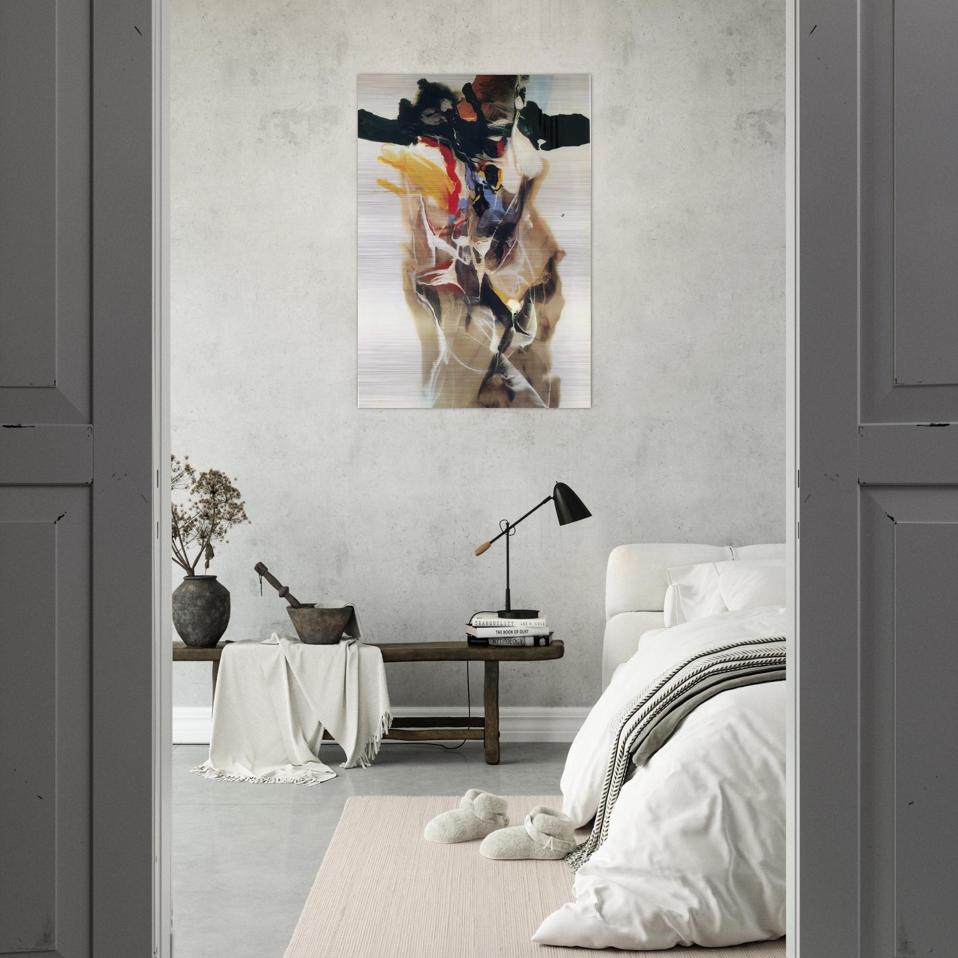 Phenomena High Octane - Paul Jenkins Brushed Aluminum Print - 70x100 cm / 28x40 inches | Paul Jenkins Aluminum Print | Paul Jenkins Prints