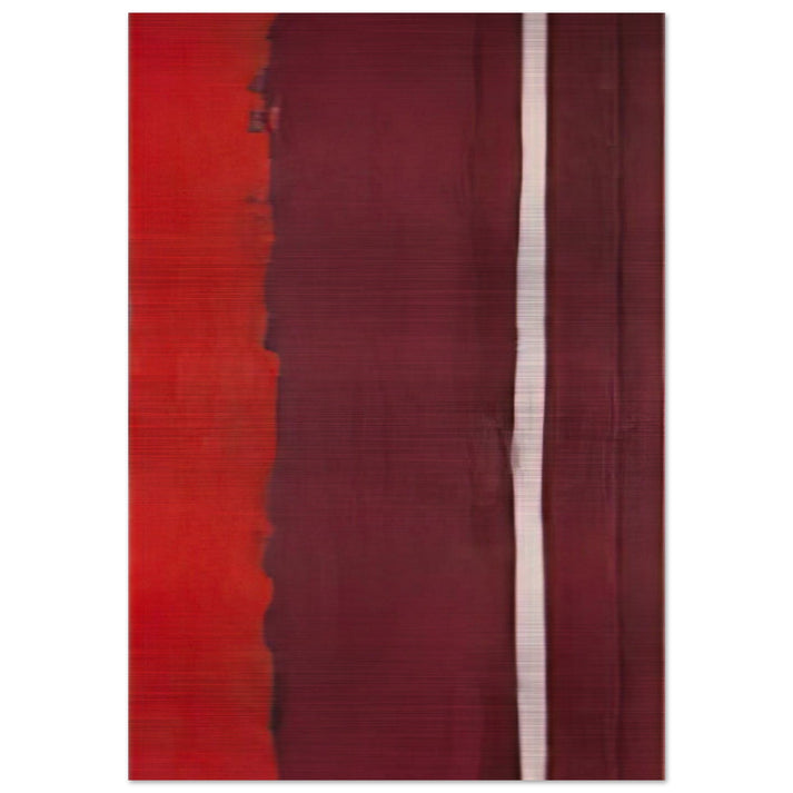 Untitled I - Barnett Newman Brushed Aluminum Print - 70x100 cm / 28x40 inches | Barnett Newman Aluminum Print | Barnett Newman Prints