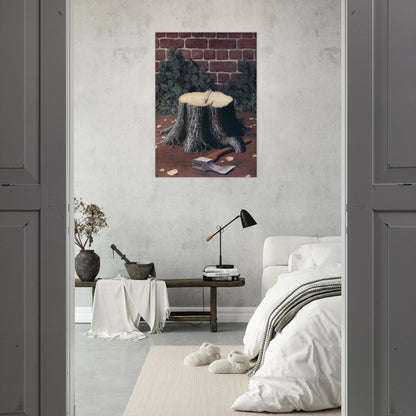 THE LABOURS OF ALEXANDER 1950 - Rene Magritte Brushed Aluminum Print - 70x100 cm / 28x40 inches | Rene Magritte Aluminum Print | Rene Magritte Prints