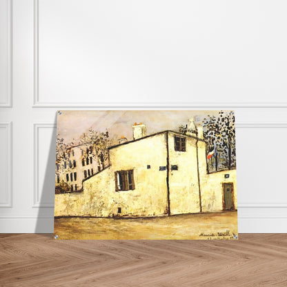 HECTOR BERLIOZ S HOUSE - Maurice Utrillo Acrylic Print - 70x100 cm / 28x40″ inches