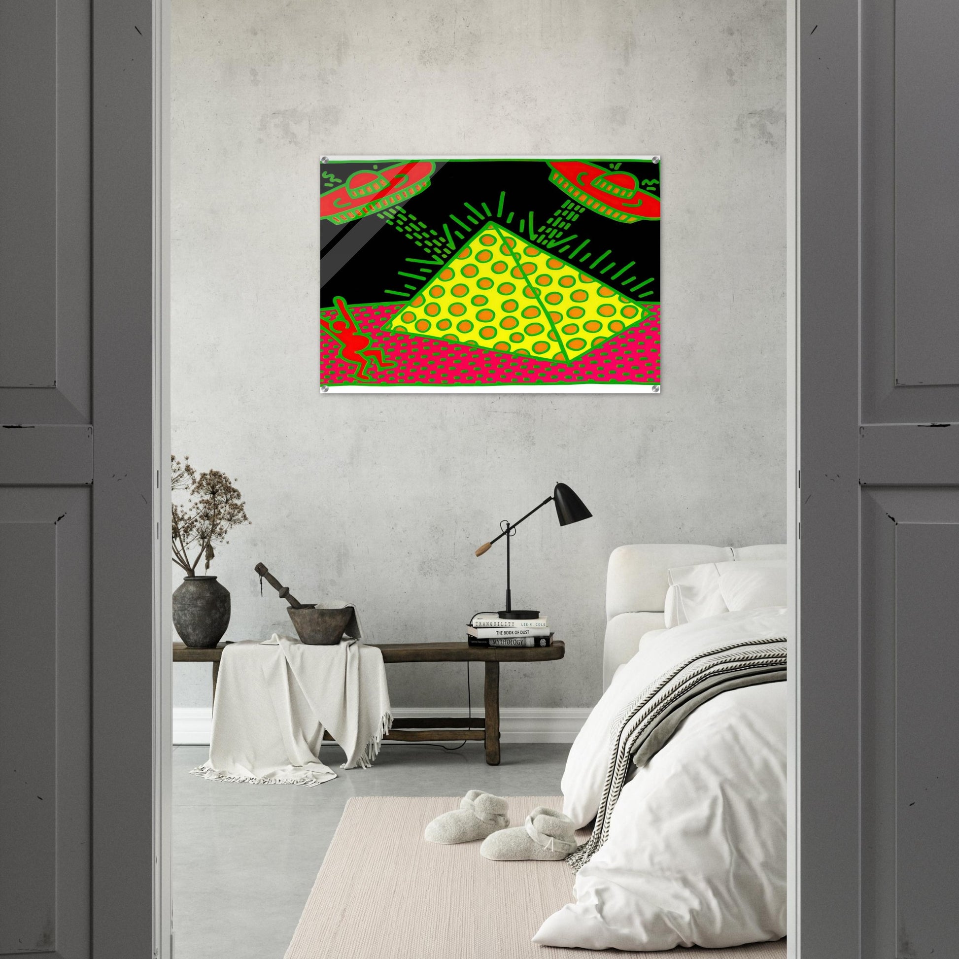 UNTITLED 1983 3 - Keith Haring Acrylic Print - 70x100 cm / 28x40″ inches | Keith Haring Art For Sale