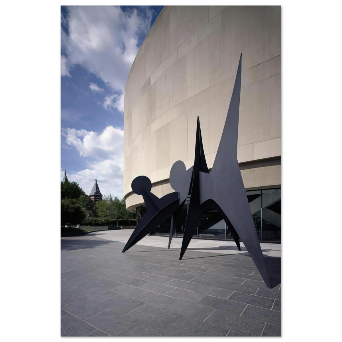 Alexander Calder - TWO DISCS 1965 Fine Art Poster