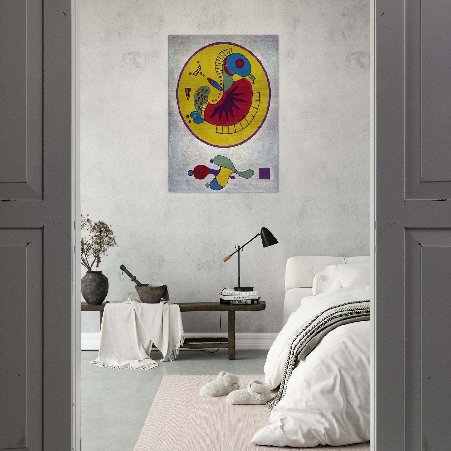 UNTITLED 1 - Wassily Kandinsky Brushed Aluminum Print - 70x100 cm / 28x40 inches | Wassily Kandinsky Aluminum Print | Wassily Kandinsky Prints