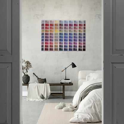La ricerca del colore - 1968 - Dadamaino Brushed Aluminum Print - 70x100 cm / 28x40 inches | Dadamaino Aluminum Print | Dadamaino Prints