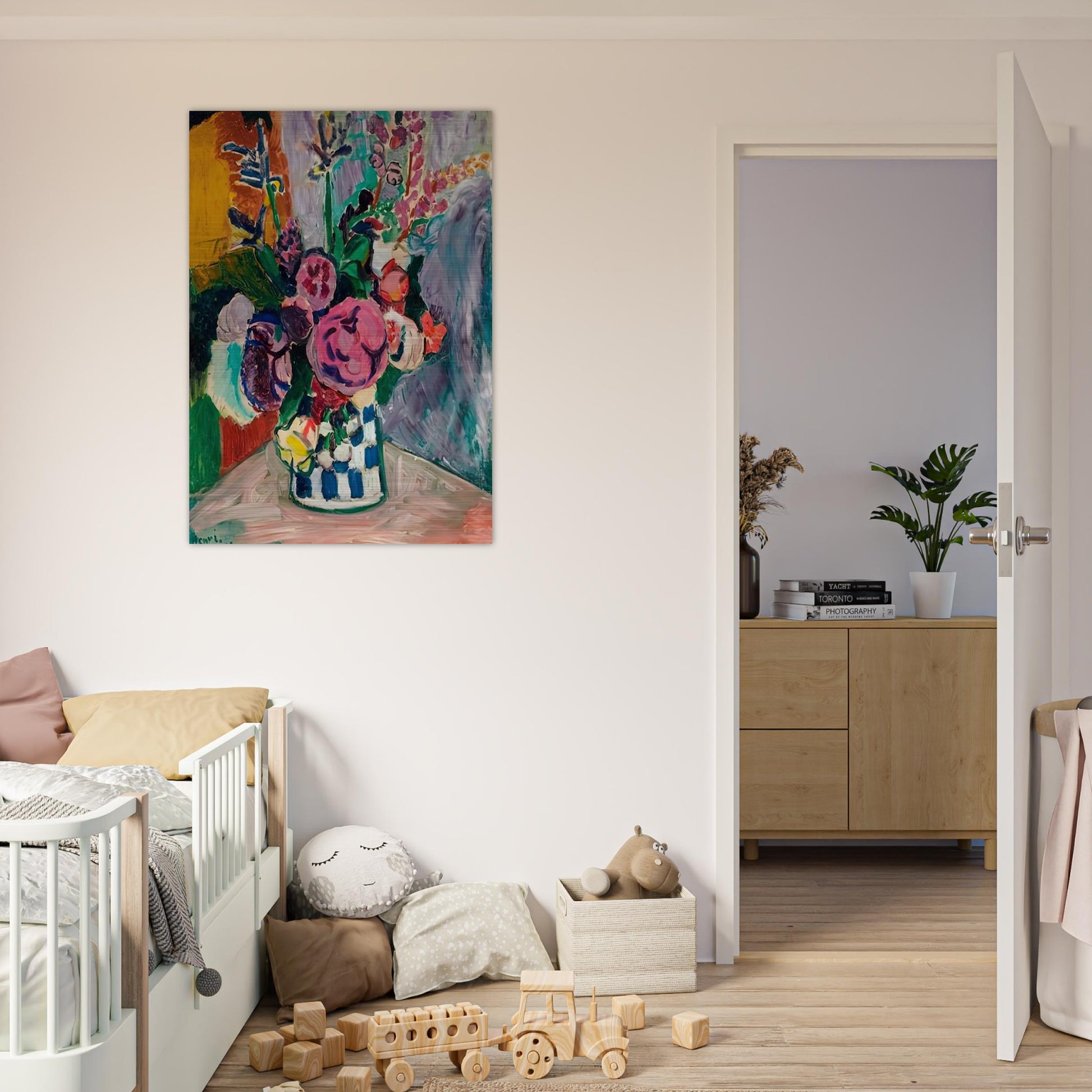 LES PIVOINES 1907 - Henri Matisse Brushed Aluminum Print - 70x100 cm / 28x40 inches | Henri Matisse Aluminum Print | Henri Matisse Prints