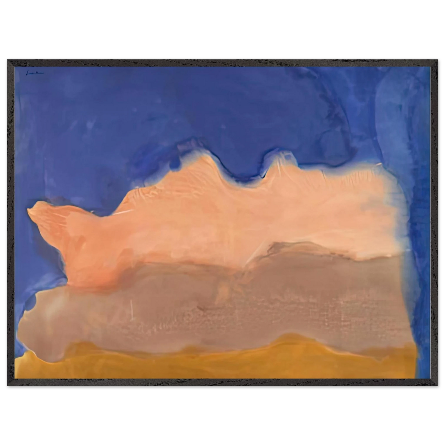 Helen Frankenthaler - Moontide, 1968- Wall Art - 28x40 inches / 70x70 cm - Canvas (Imperial)-canvas - -