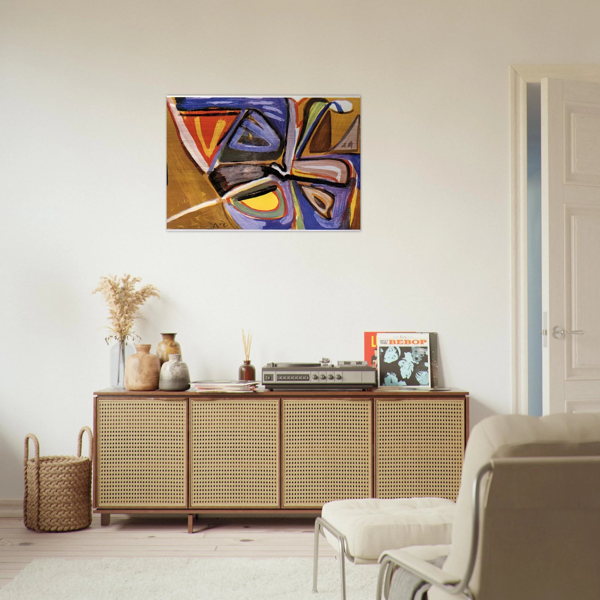 Le bonheur de Matisse - 1981 - Bram van Velde Brushed Aluminum Print - 70x100 cm / 28x40 inches | Bram van Velde Aluminum Print | Bram van Velde Prints