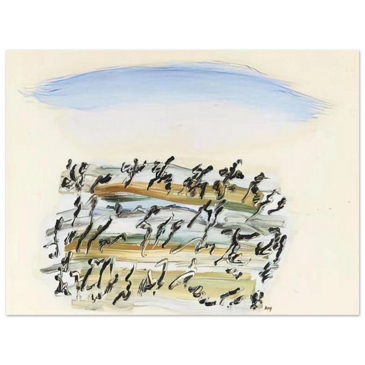 Henri Michaux - UNTITLED 4  75x100 cm / 30x40inches Fine Art Poster