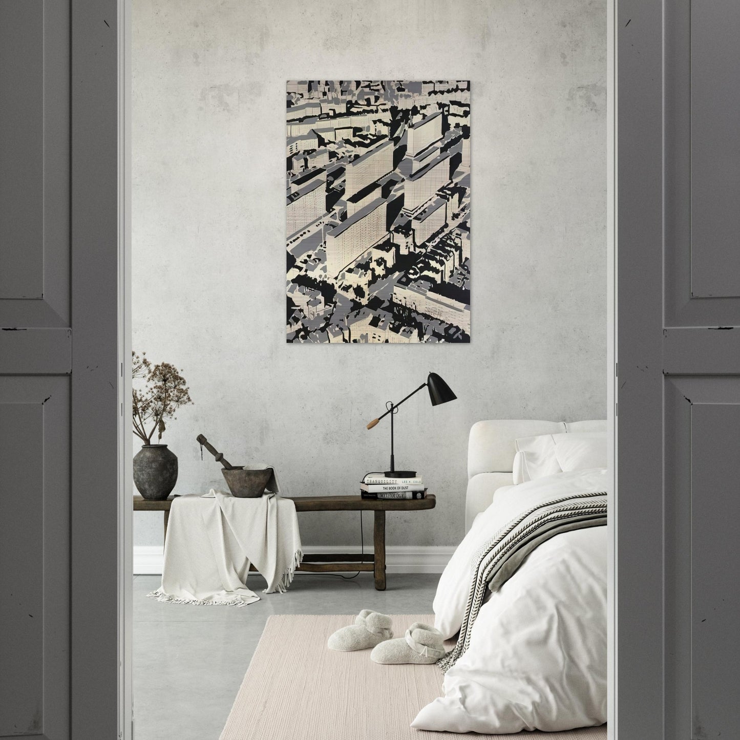 OWNSCAPE HA 1968 - Gerhard Richter Brushed Aluminum Print - 70x100 cm / 28x40 inches | Gerhard Richter Aluminum Print | Gerhard Richter Prints
