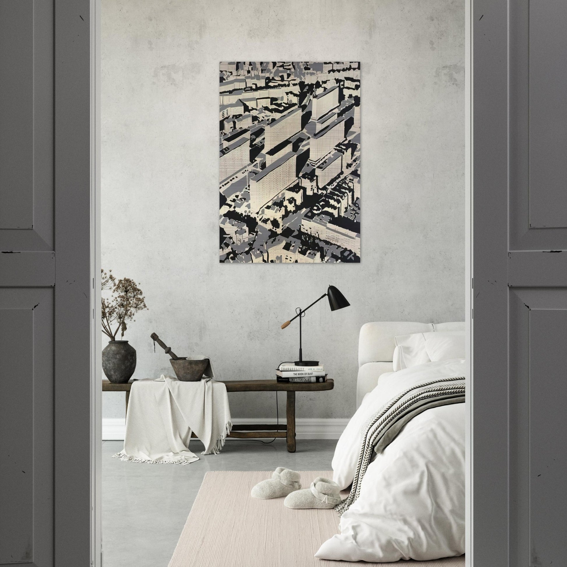 OWNSCAPE HA 1968 - Gerhard Richter Brushed Aluminum Print - 70x100 cm / 28x40 inches | Gerhard Richter Aluminum Print | Gerhard Richter Prints