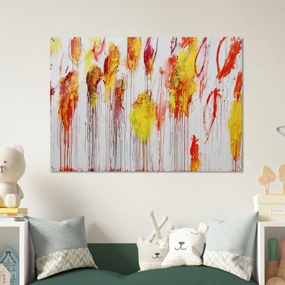Lepanto, Part XII - Cy Twombly Acrylic Print - 70x100 cm / 28x40″ inches
