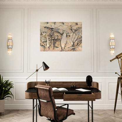 Arums - Vincent van Gogh Brushed Aluminum Print - 70x100 cm / 28x40 inches | Vincent van Gogh Aluminum Print | Vincent van Gogh Prints
