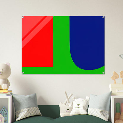 Red Blue Green - Ellsworth Kelly Acrylic Print - 70x100 cm / 28x40″ inches
