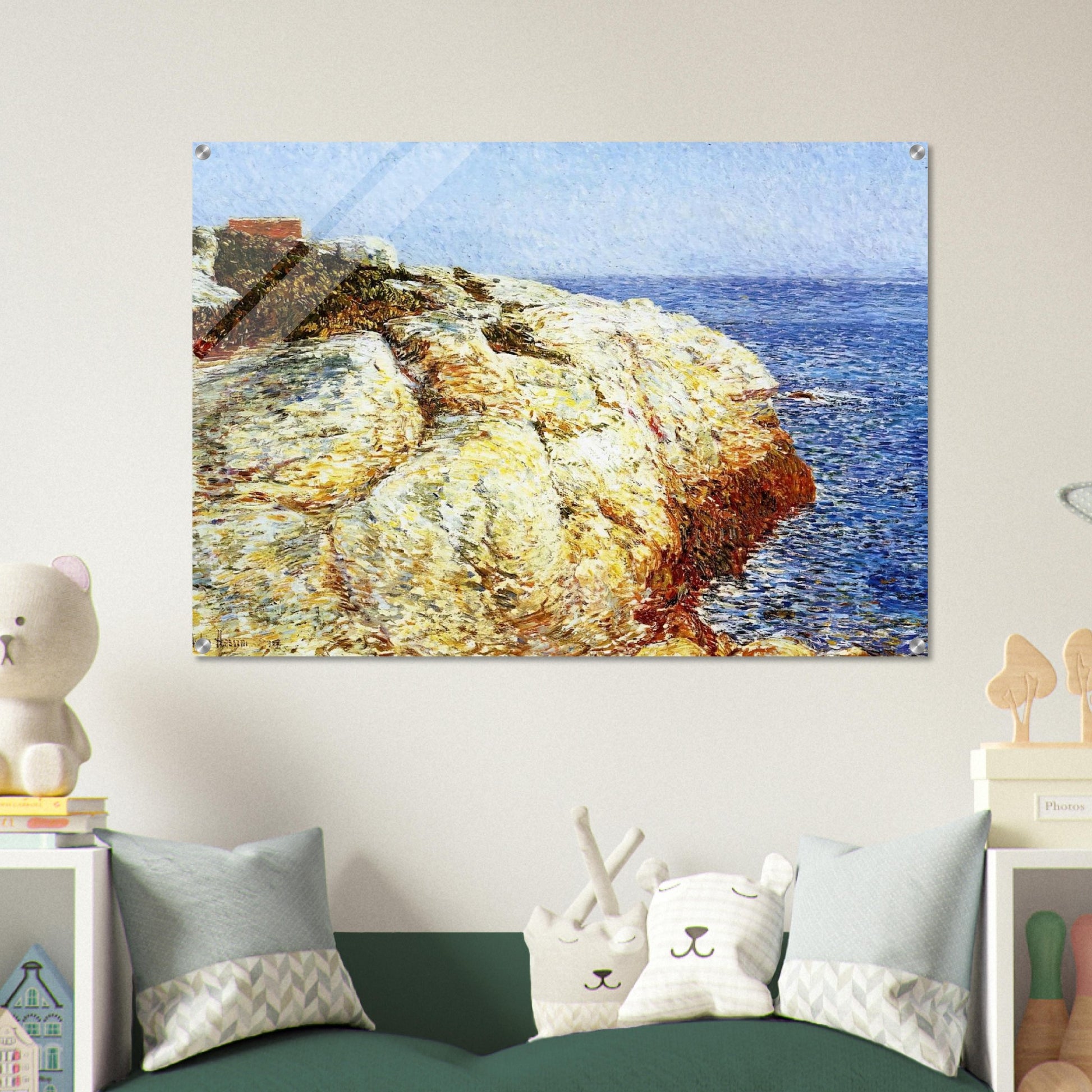 Northeast Headlands, Appledore - Childe Hassam Acrylic Print - 70x100 cm / 28x40″ inches