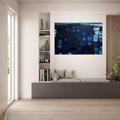 Blue Abstract - 1959 - William Scott Art Prints - 100x150 cm / 40x60″ inches | William Scott Poster | William Scott Prints
