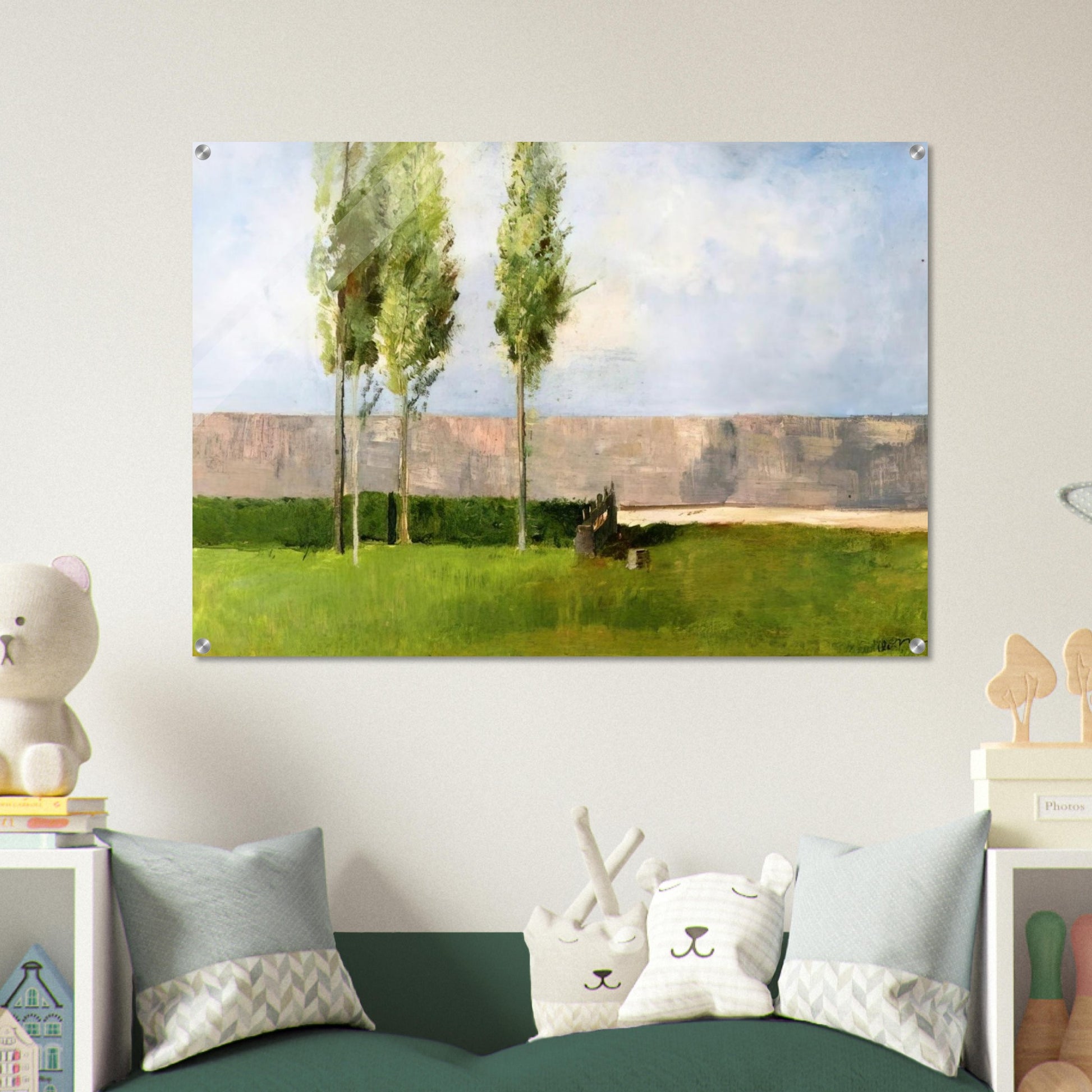 THE MEADOW - Odilon Redon Acrylic Print - 70x100 cm / 28x40″ inches | Odilon Redon Wall Art | Odilon Redon Prints