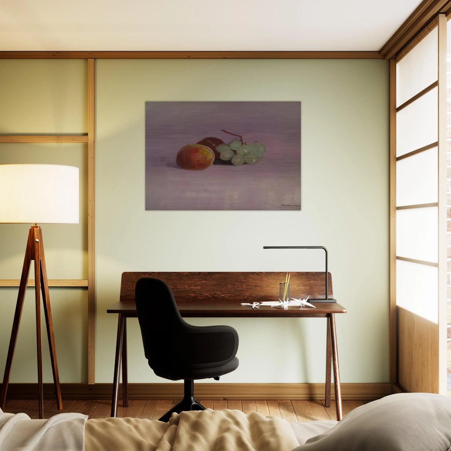 STILL LIFE - Odilon Redon Brushed Aluminum Print - 70x100 cm / 28x40 inches | Odilon Redon Aluminum Print | Odilon Redon Prints