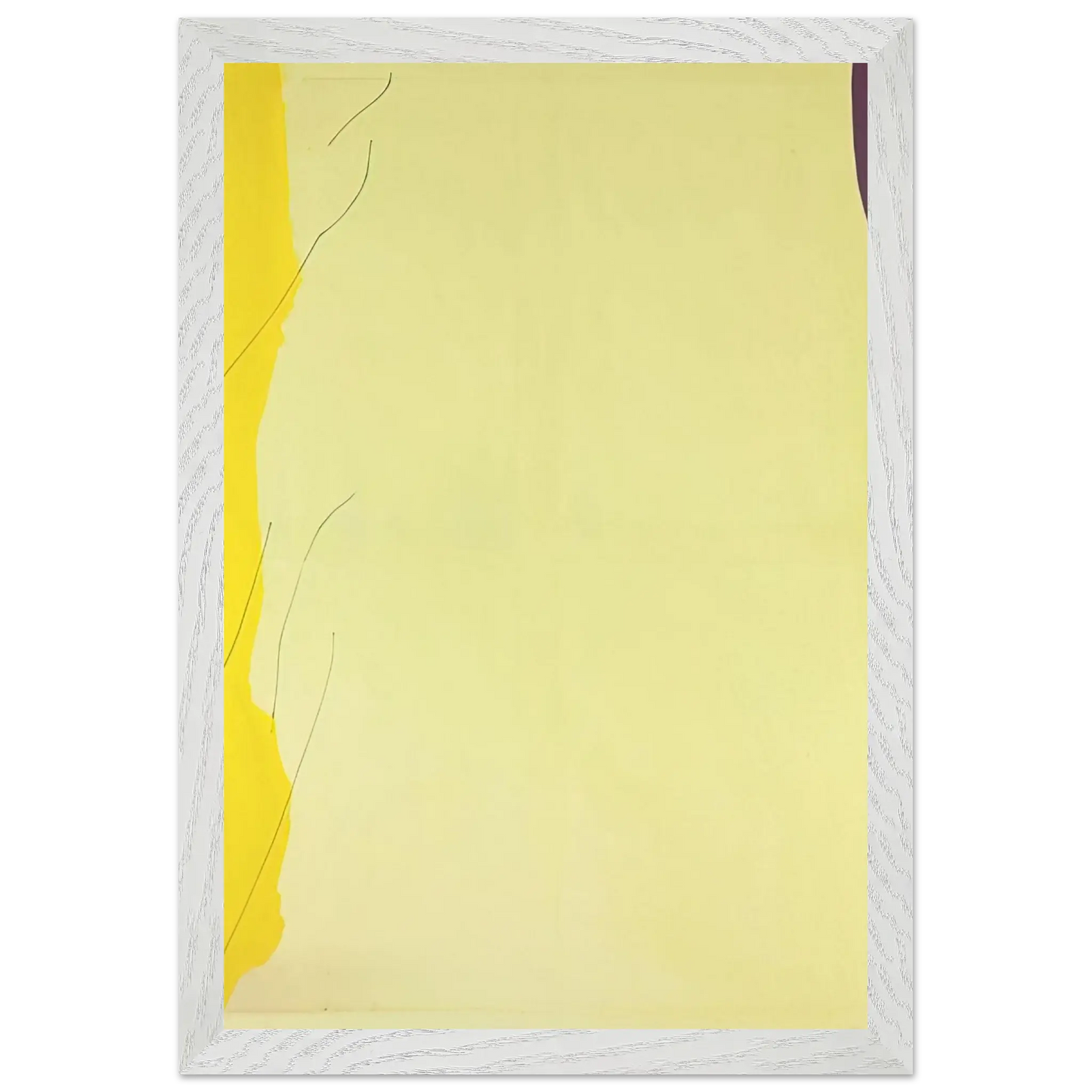 Helen Frankenthaler - Distillation - 1973 Wall art - 30x40 cm / 12x16 Inches - Premium Wooden Framed Poster With Fine Art Paper - Wood frame