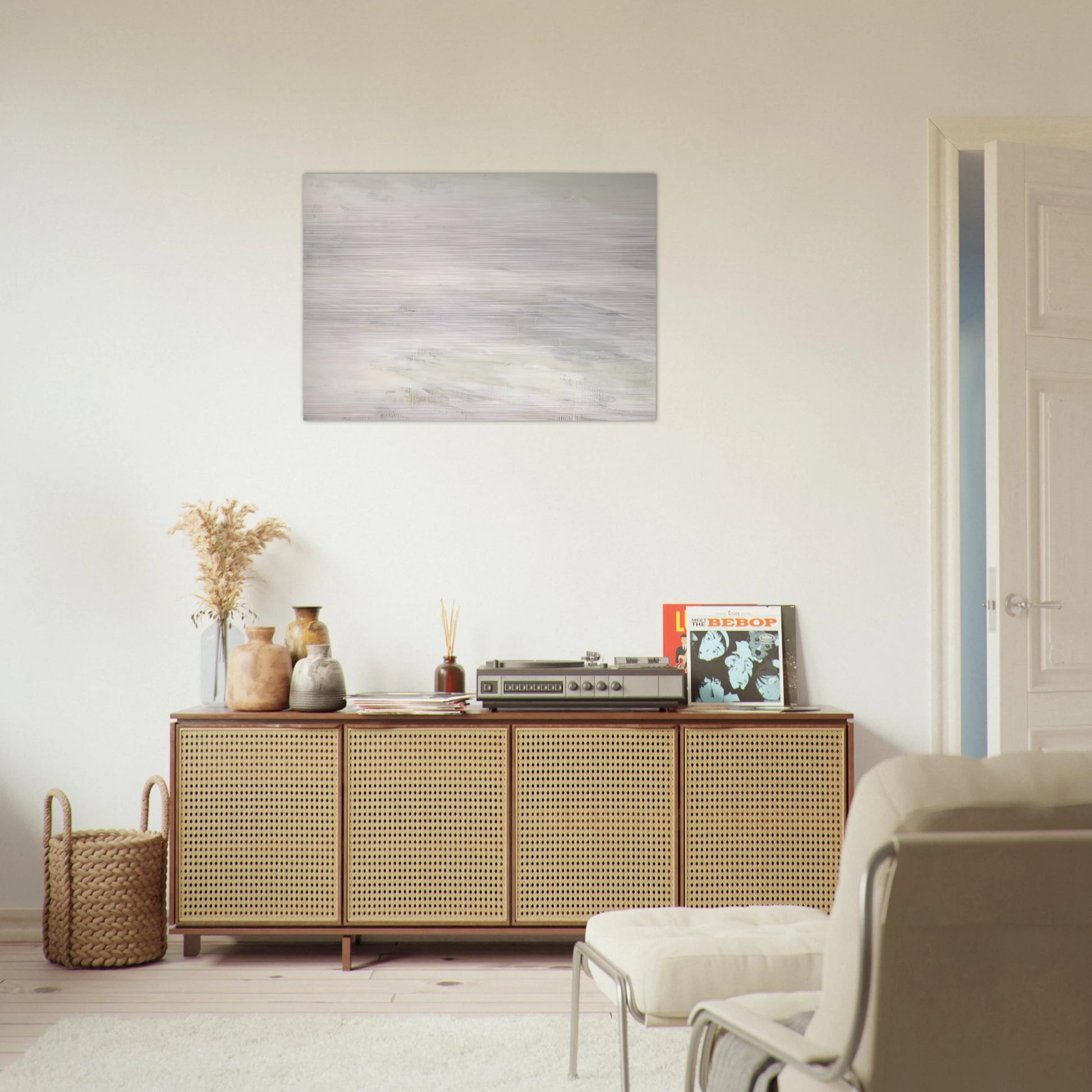 Hero and Leandro  A Painting in Four Parts  Part III - Cy Twombly Brushed Aluminum Print - 70x100 cm / 28x40 inches | Cy Twombly Aluminum Print | Cy Twombly Prints