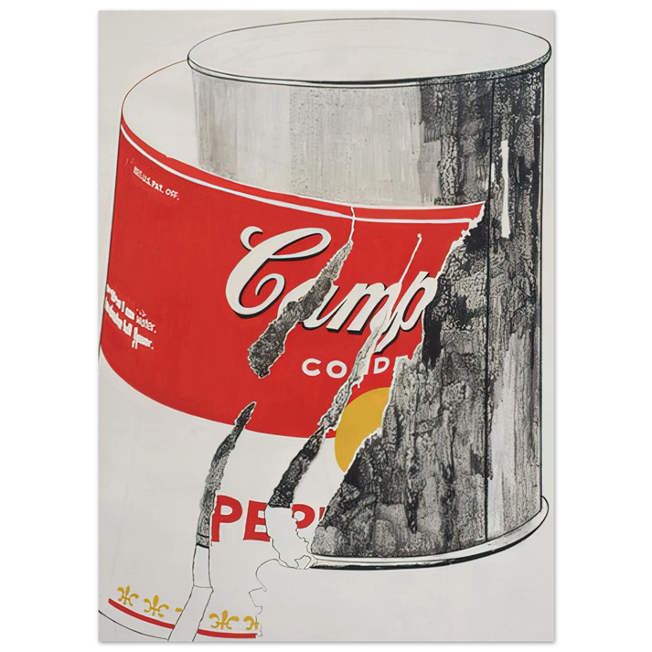 Andy Warhol - Big Torn Campbell's Soup Can  Pepper Pot  Fine Art Poster