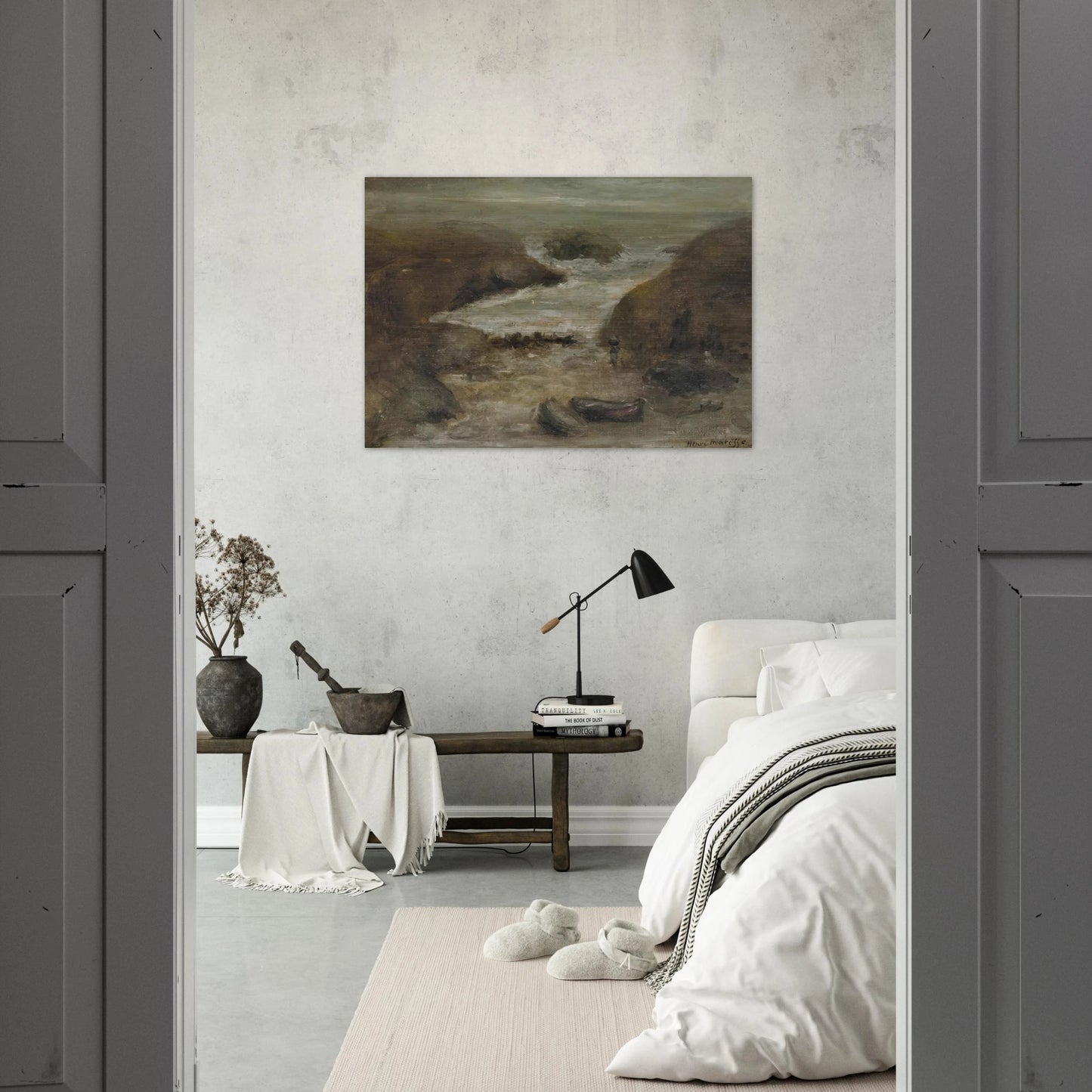BELLE ILE 1896 1 - Henri Matisse Brushed Aluminum Print - 70x100 cm / 28x40 inches | Henri Matisse Aluminum Print | Henri Matisse Prints