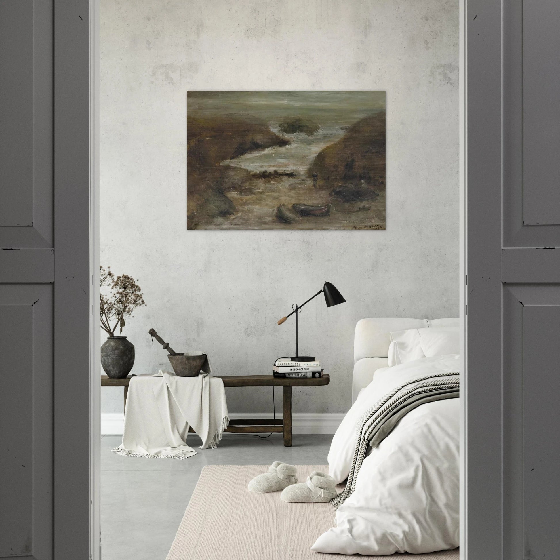 BELLE ILE 1896 1 - Henri Matisse Brushed Aluminum Print - 70x100 cm / 28x40 inches | Henri Matisse Aluminum Print | Henri Matisse Prints