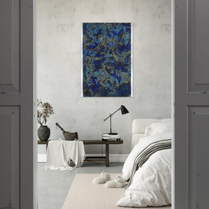Peinture - 1963 - Simon Hantai Brushed Aluminum Print - 70x100 cm / 28x40 inches | Simon Hantai Aluminum Print | Simon Hantai Prints