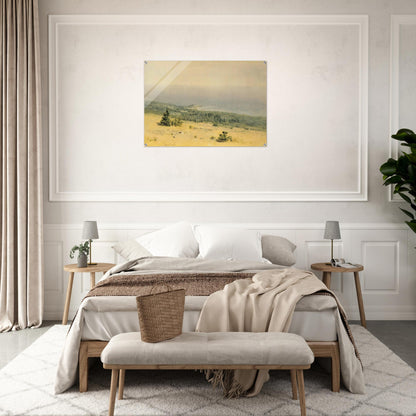 View of the beach and sea from the mountains. Crimea - Arkhyp Kuindzhi Acrylic Print - 70x100 cm / 28x40″ inches | Arkhyp Kuindzhi Wall Art | Arkhyp Kuindzhi Prints