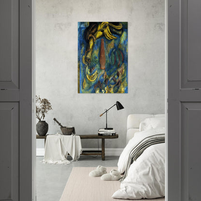 STILL LIFE WITH BANANAS 1909 - Raoul Dufy Brushed Aluminum Print - 70x100 cm / 28x40 inches | Raoul Dufy Aluminum Print | Raoul Dufy Prints