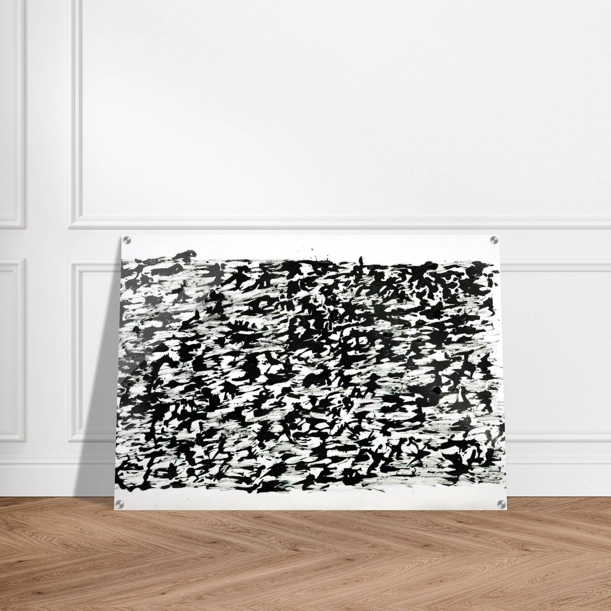 Untitled Chinese Ink Drawing - 1961 - Henri Michaux Acrylic Print - 70x100 cm / 28x40″ inches