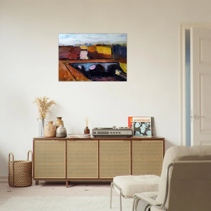 VIEW OF THE SEINE THE PONT SAINT MICHEL 1904 - Henri Matisse Brushed Aluminum Print - 70x100 cm / 28x40 inches | Henri Matisse Aluminum Print | Henri Matisse Prints