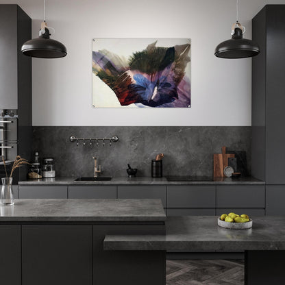 Phenomena Over the Cusp - Paul Jenkins Acrylic Print - 70x100 cm / 28x40″ inches