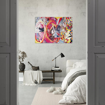 Stowaway Peers Out at the Speed of Light - James Rosenquist Acrylic Print - 70x100 cm / 28x40″ inches