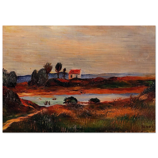 View of Brittany - Pierre-Auguste Renoir Brushed Aluminum Print - 70x100 cm / 28x40 inches | Pierre-Auguste Renoir Aluminum Print | Pierre-Auguste Renoir Prints