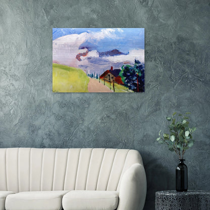 SWISS LANDSCAPE 1901 - Henri Matisse Brushed Aluminum Print - 70x100 cm / 28x40 inches | Henri Matisse Aluminum Print | Henri Matisse Prints