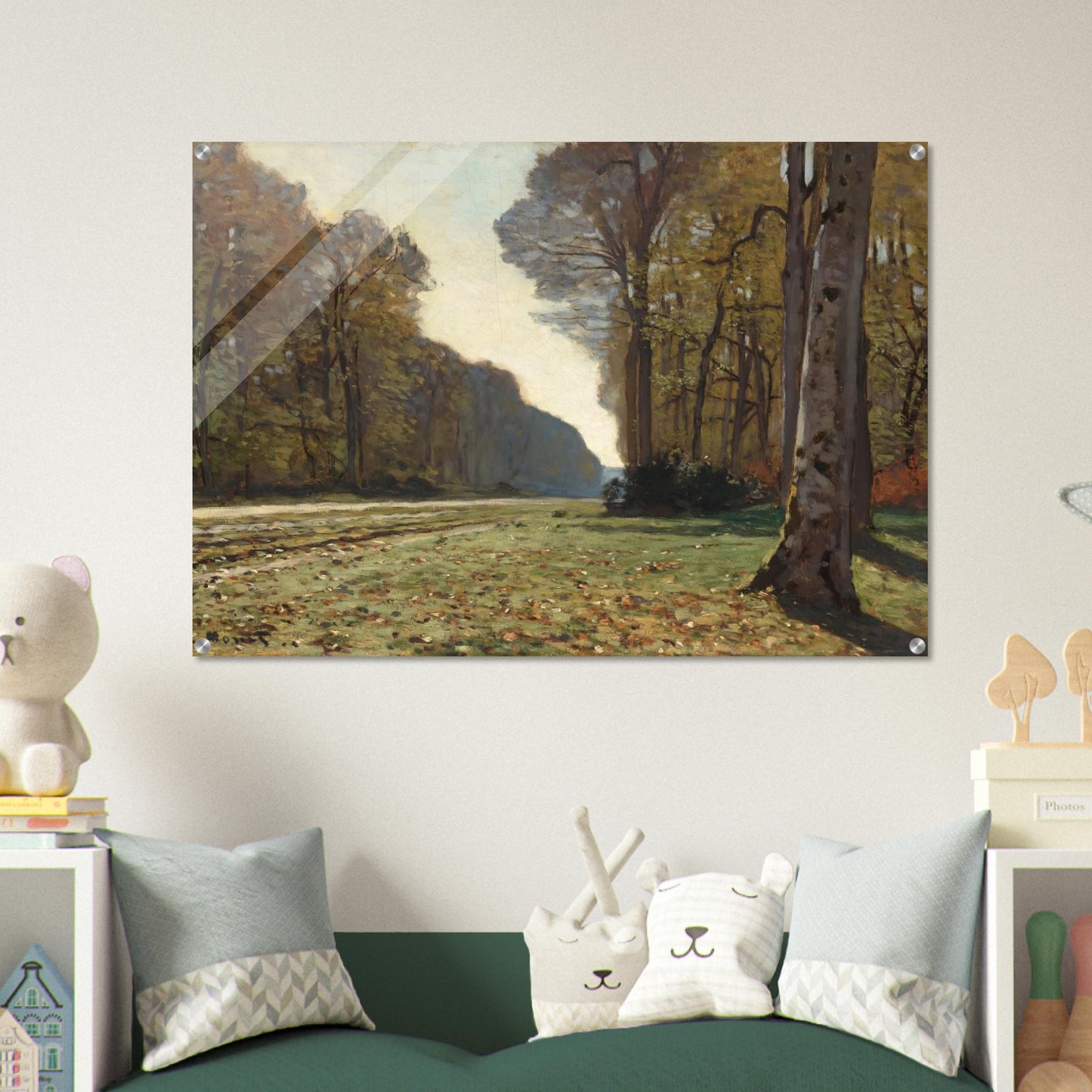 The Pave de Chailly - claude monet Acrylic Print - 70x100 cm / 28x40″ inches