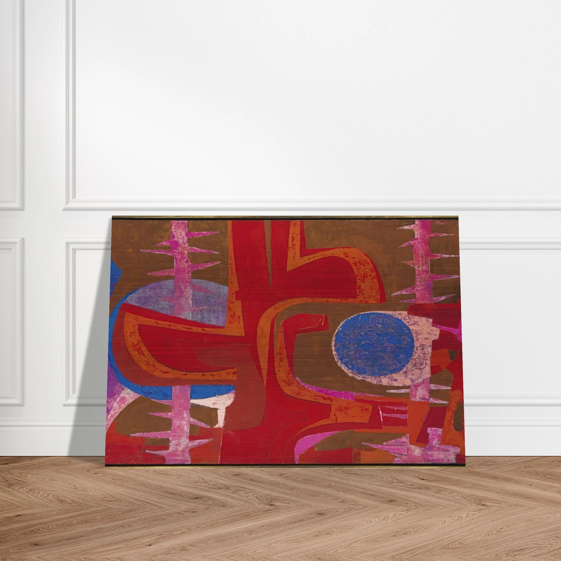 Sobre la tumba de Justino - Pedro Coronel Brushed Aluminum Print - 70x100 cm / 28x40 inches | Pedro Coronel Aluminum Print | Pedro Coronel Prints