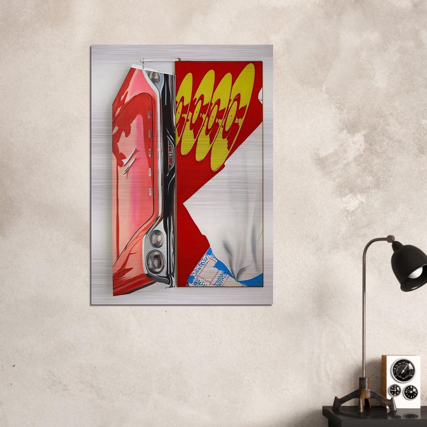 Disks - James Rosenquist Brushed Aluminum Print - 70x100 cm / 28x40 inches | James Rosenquist Aluminum Print | James Rosenquist Prints