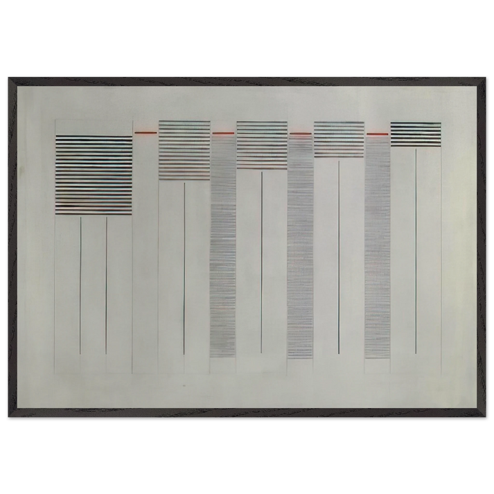 Acrilico n 12 - 1976 - Bice Lazzari 70x100 cm / 28x40 inches Framed Art Print – Black Wooden Frame