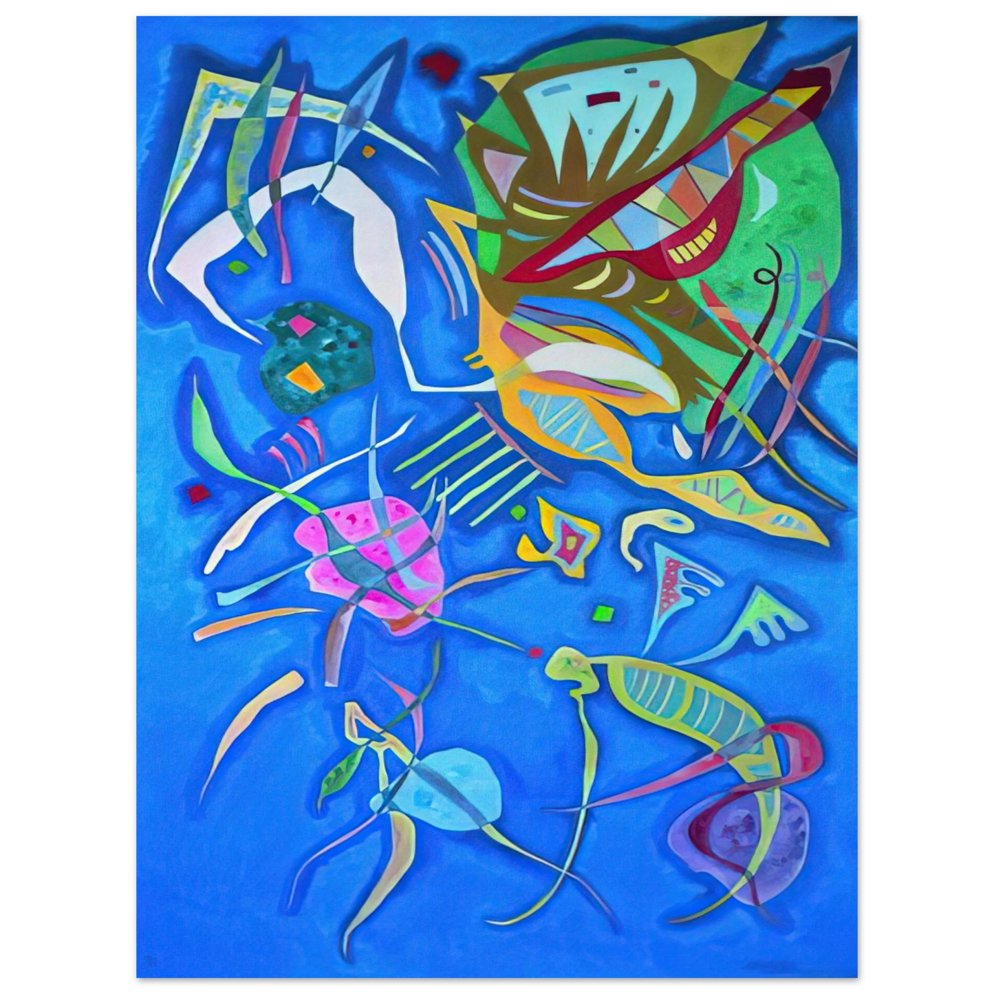 Wassily Kandinsky - GROUPING 1937  75x100 cm / 30x40inches Fine Art Poster