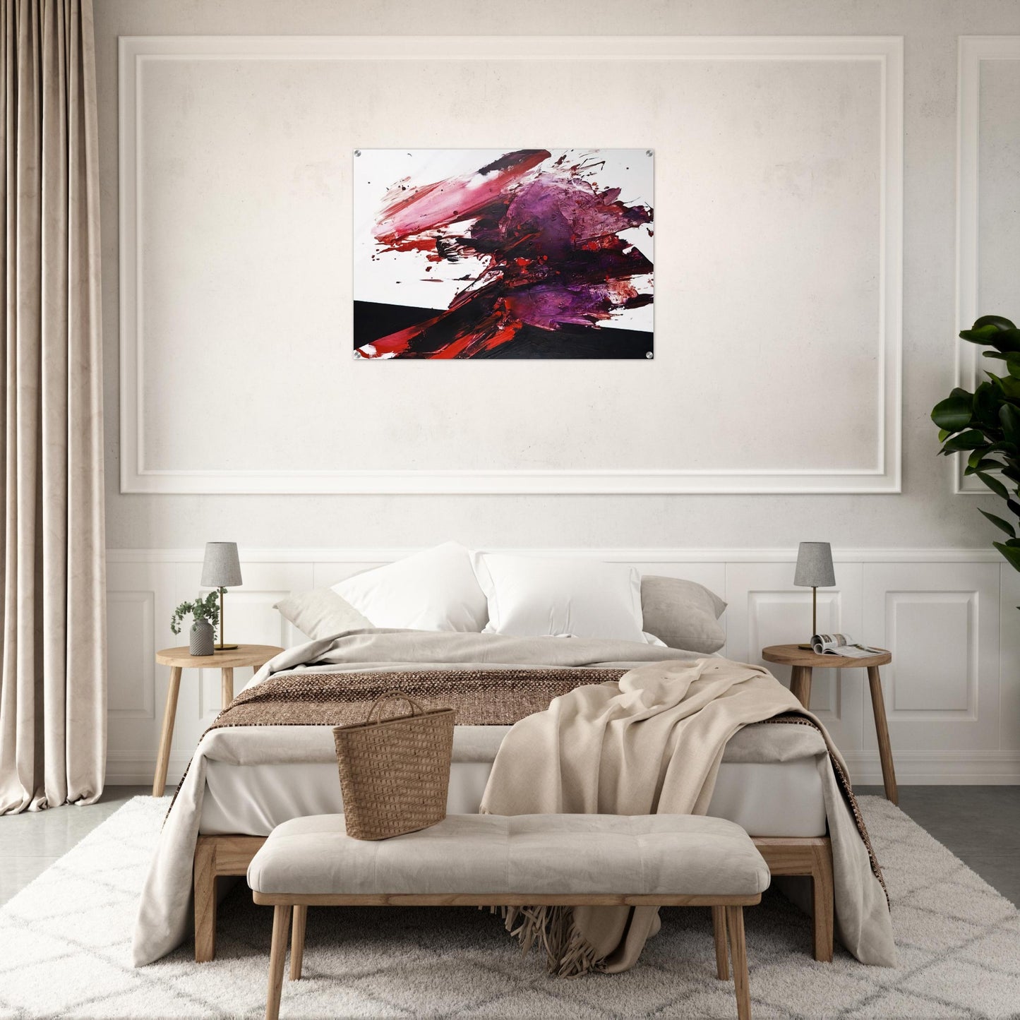 UNTITLED 2447 2009 - Luis Feito Acrylic Print - 70x100 cm / 28x40″ inches